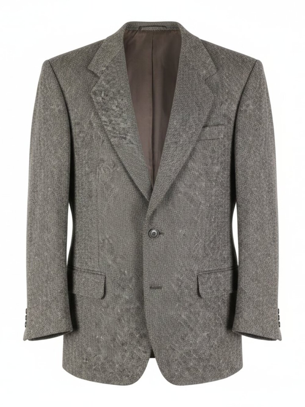 Circle S Blazer Mens 40R Gray Blue Two Button Vented Western Formal